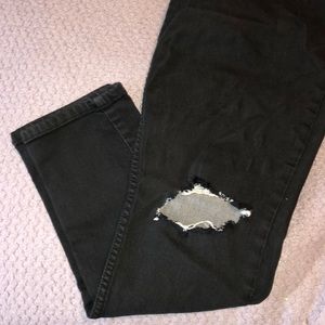 Free People Skinny Jeans with Torn Knees